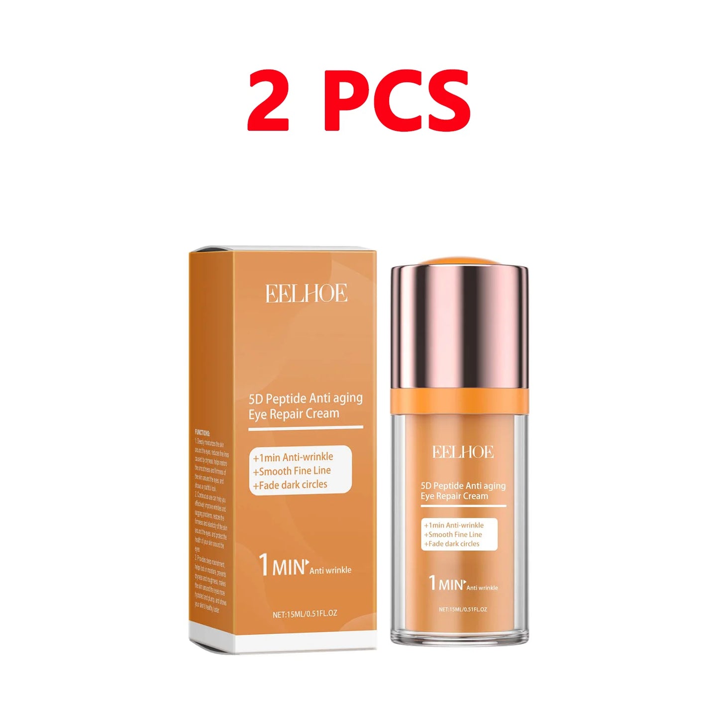5D Peptide Eye Cream – Dark Circles, Wrinkles & Puffiness