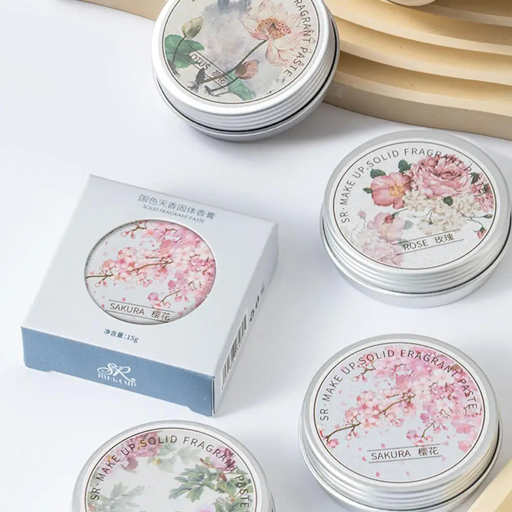 LEARNEVER Solid Perfume Balm – Pocket Fragrance for Men & Women