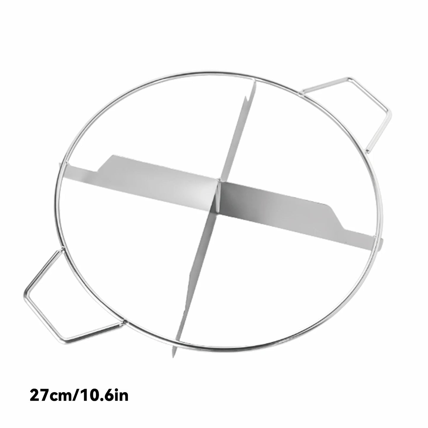 Stainless Steel Cake & Pizza Cutter | 4–10 Slice Portioner