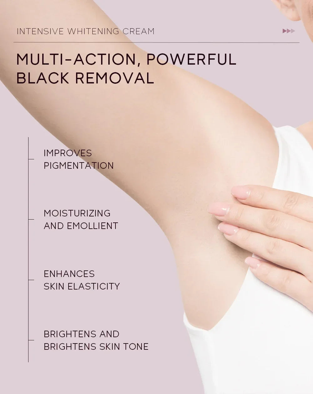 Underarm & Intimate Area Brightening Cream 30g Peaceful Pleasures Health and Wellness