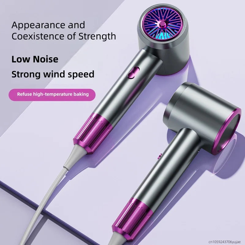 2026 New High Wind Hair Dryer 25 Second Fast Drying Silent Blue Light Negative Ion Hair Care Home Hair Dryer Peaceful Pleasures Health and Wellness