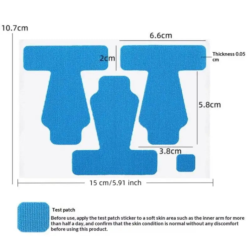 10 Sets Elastic Tape For Thumb Pain Relief Precut Thumb Support Tape For Arthritis Fixed Support Peaceful Pleasures Health and Wellness