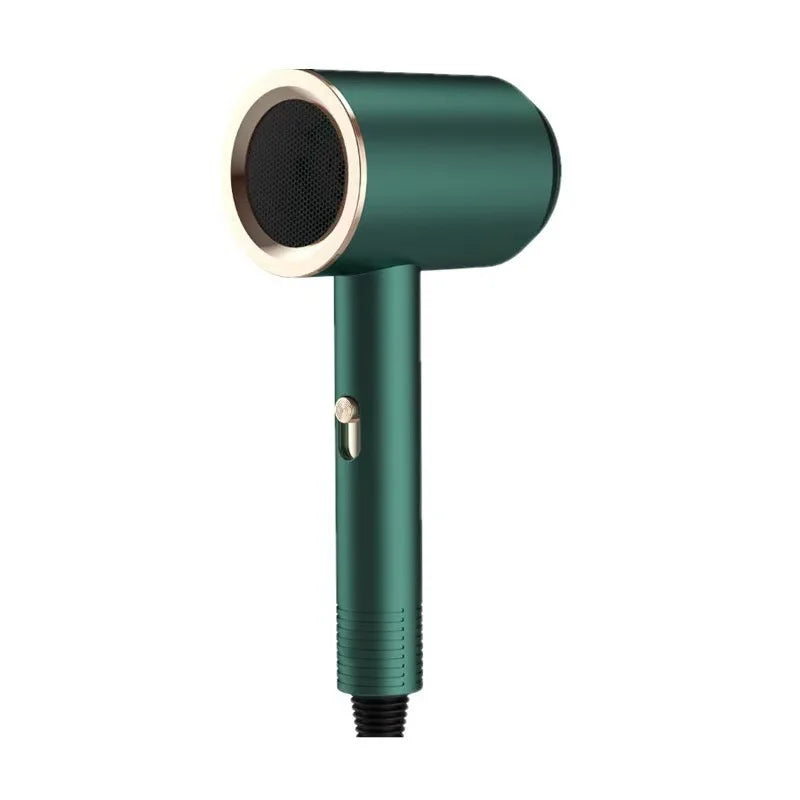 Home Use High Power Hair Dryer with Cold And Hot Air Blue Light Negative Ion Student Dormitory Hair Blower No Damage to Hair Peaceful Pleasures Health and Wellness army green