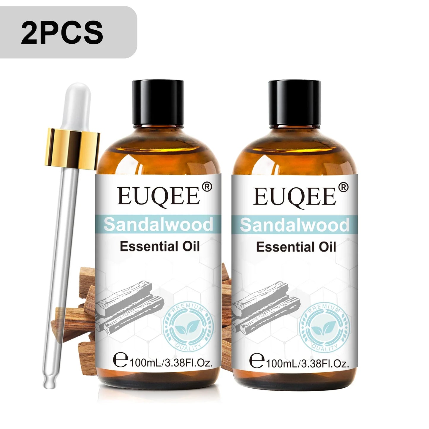EUQEE 100ml Essential Oils – Lavender, Vanilla, Lemon & Cinnamon