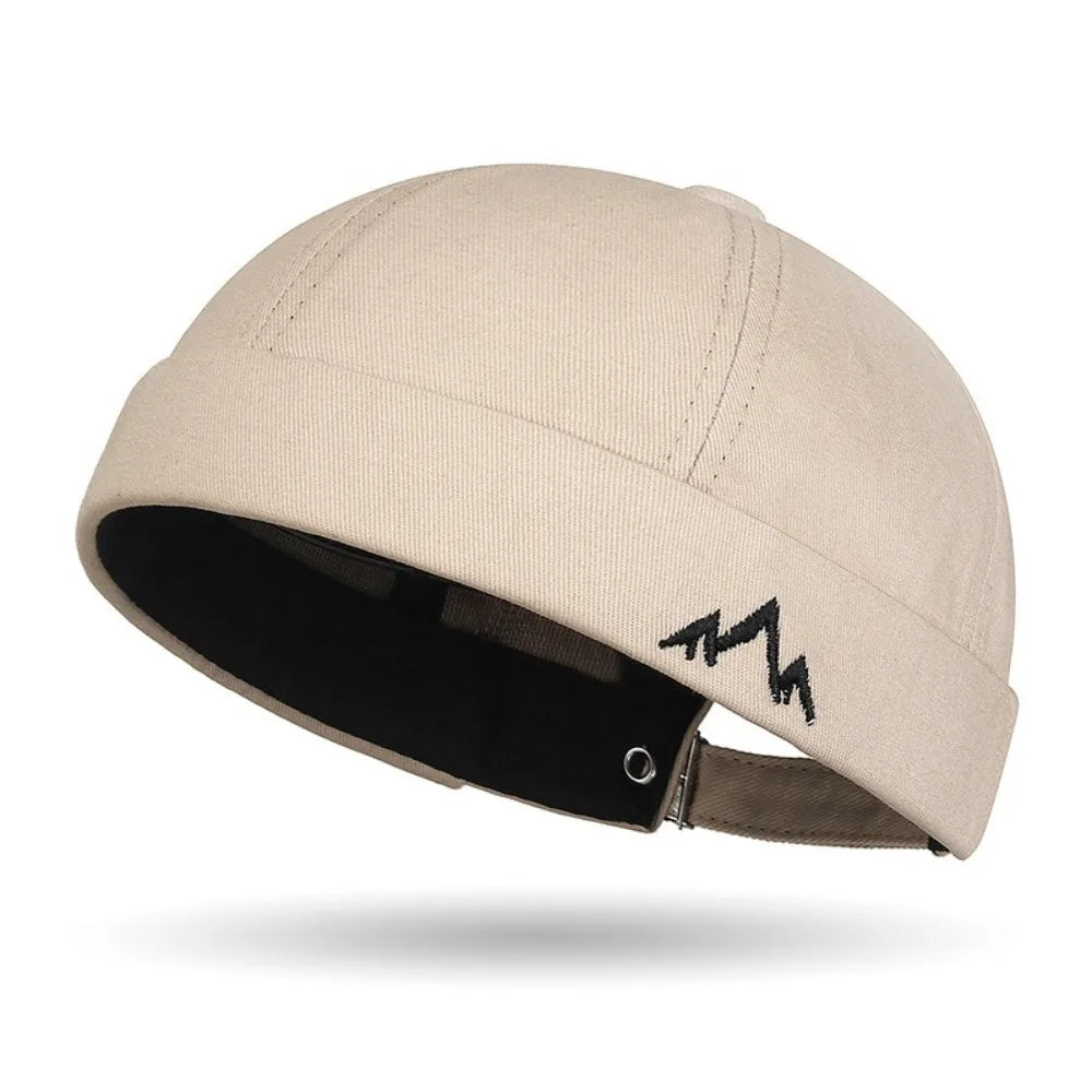 Retro Brimless Beanie Hat | Unisex Docker Cap Adjustable