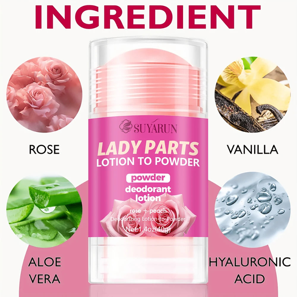 SUYARUN Ladies Deodorant Anti-Sweat Moisturizing Refreshing Long-Lasting Comfort Fragrance Body Care Product. Peaceful Pleasures Health and Wellness
