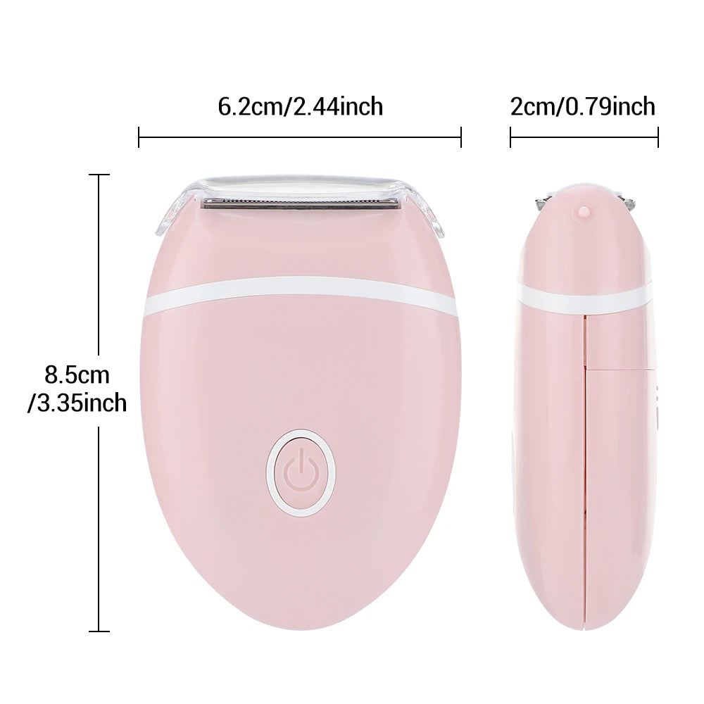 Women's Electric Shaver, Cordless 3-in-1 Body Razor & Bikini Trimmer for Legs, Underarms & Arms, Mini Wet Dry Hair Removal, Gift Peaceful Pleasures Health and Wellness
