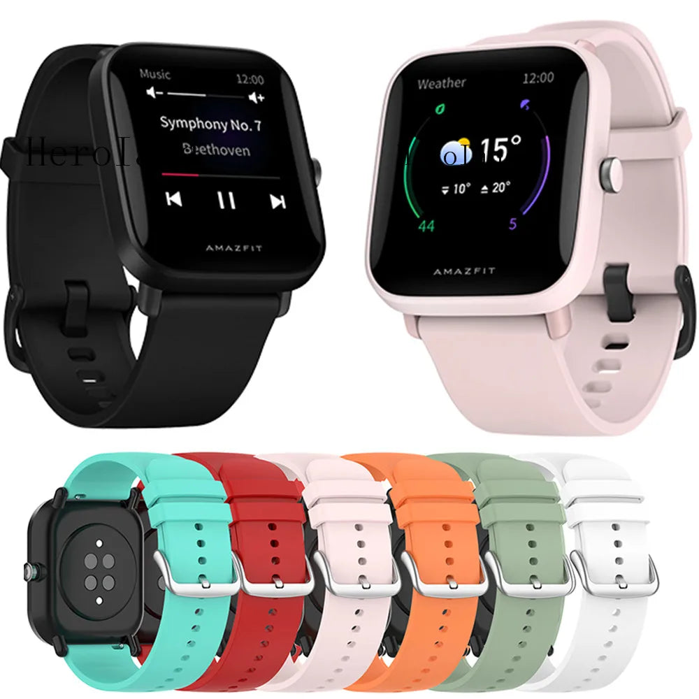 Silicone Watch Band 20mm 22mm for Amazfit Samsung Garmin Peaceful Pleasures Health and Wellness
