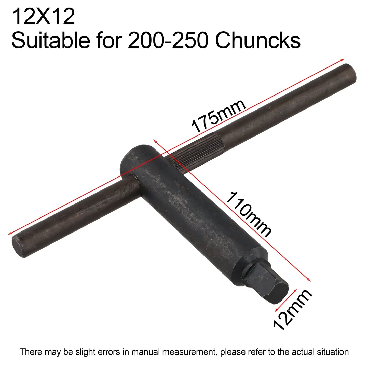 Chuck Square Key Wrench 8–17mm | CNC Milling Lathe Tool