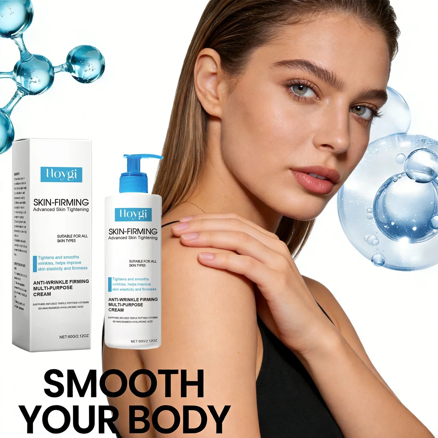 Hoygi Triple Peptide Body Lotion – Firming & Moisturizing Cream