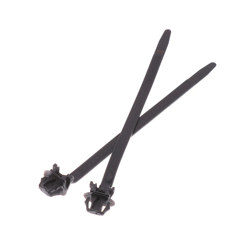10PCS Auto Fasteners Black Color Nylon Plastic Vehicle Motocycle Cable Tie Car Wiring Harness Retainer Clip Push Mount Peaceful Pleasures Health and Wellness