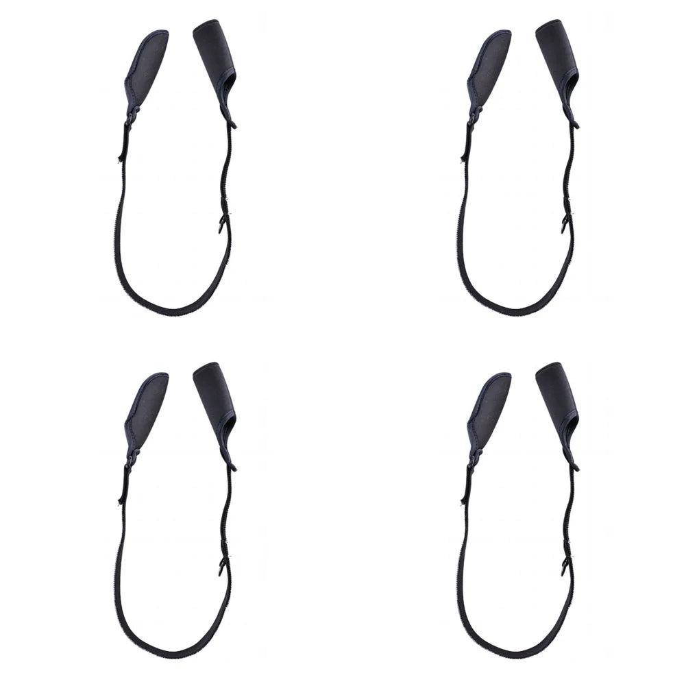 Fishing Rod Holder Strap Shockproof Fishing Rod Wrap Band Breathable Splash-resistant Wear-resistant Adjustable Accessories Peaceful Pleasures Health and Wellness 4PCS