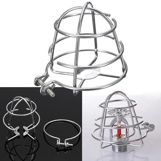 Automatic Fire Sprinklers Guard Cage Protector Deep Cage Fire Extinguishing System Sprinkler Bracket Protective Shielda Peaceful Pleasures Health and Wellness