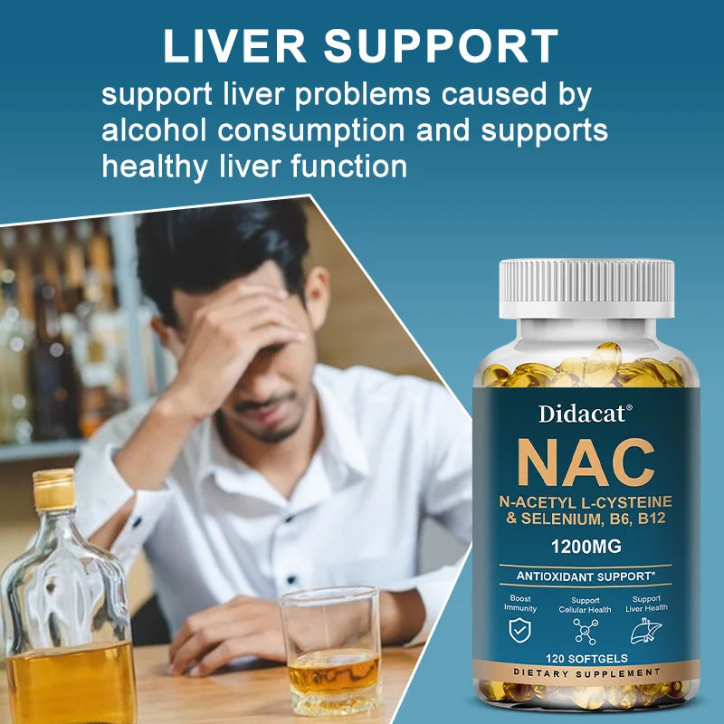 NAC Capsules 120ct | Antioxidant, Detox & Lung Support