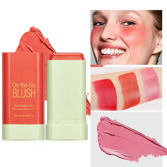 LUXURYTO Blush Stick – Waterproof Matte Contour Makeup Cream Blush Stick Peaceful Pleasures Health and Wellness