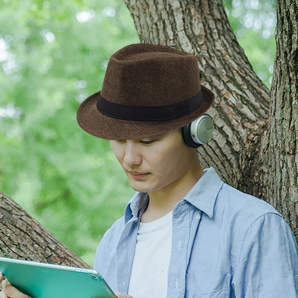 Breathable Jazz Hat – Cuban Cap, Panama Fedora & Cycling Cap