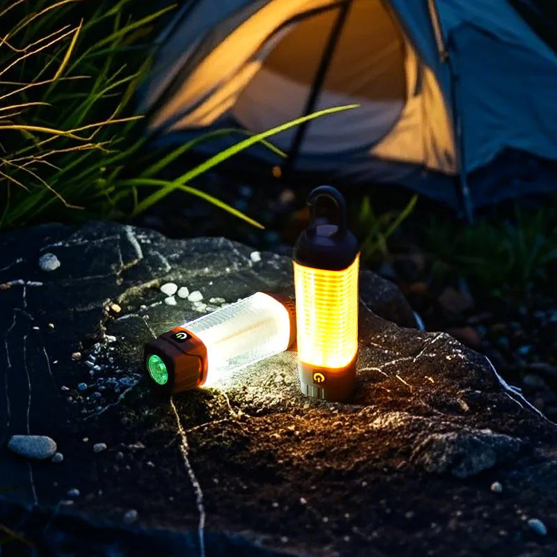 Rechargeable LED Camping Lantern | Candle Mode & Adjustable Color LED Camping Lantern Peaceful Pleasures Health and Wellness