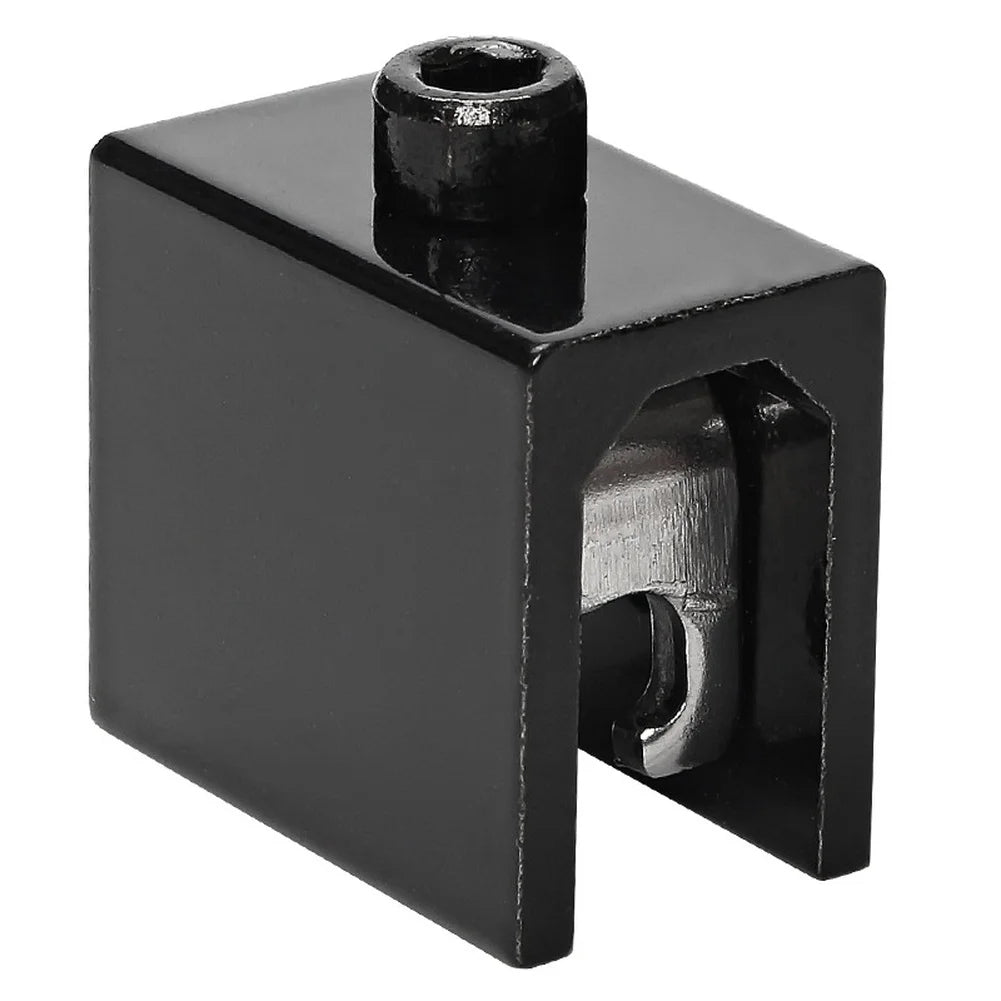 Aluminum Latch Window Track Lock Safety Screw Mounting System Easy