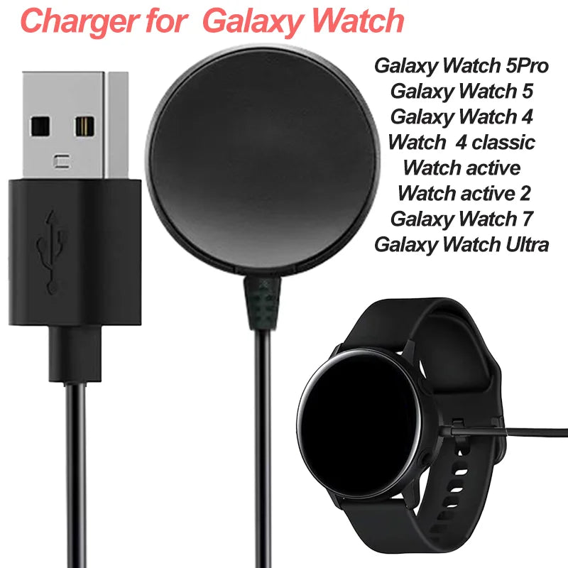 Wireless Charger for Samsung Galaxy Watch 5 Pro/4/3/Active Peaceful Pleasures Health and Wellness