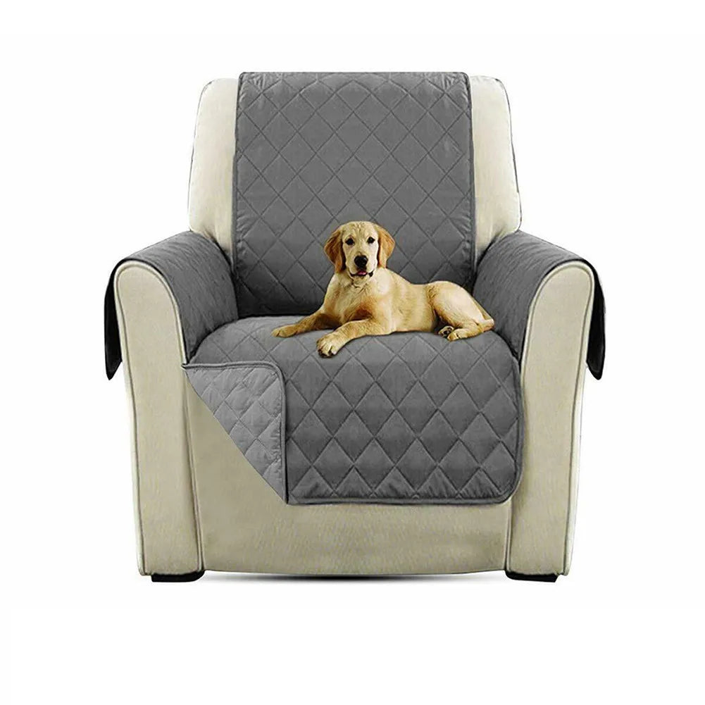 Reversible Quilted Sofa Cover 1/2/3 Seater | Non-Slip Slipcover