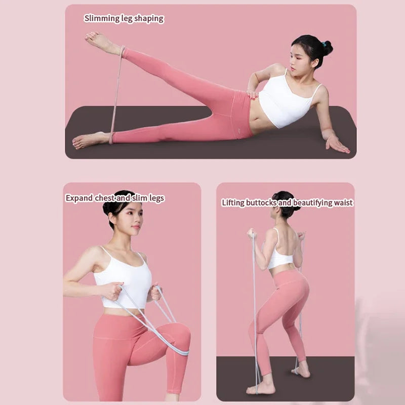 8-Figure Yoga Stretch Strap – Shoulder & Back Flexibility Band