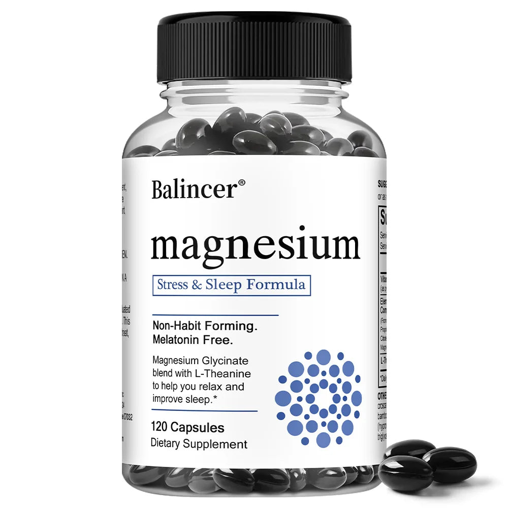 Magnesium Glycinate 120 Capsules – Sleep, Mood & Muscle Support