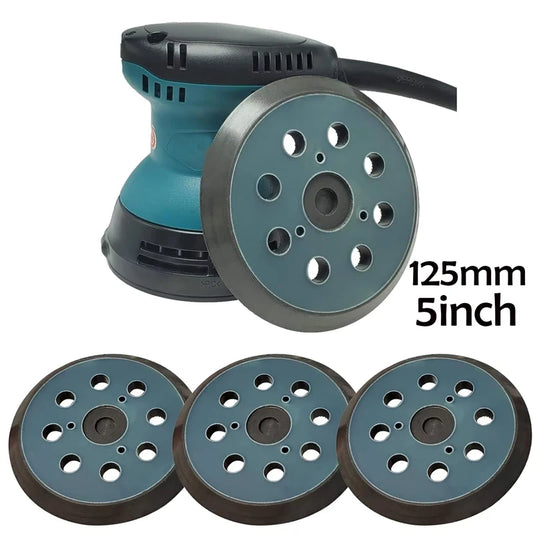 8 Hole Replacement Sander Pads 123 Hook Loop Sanding Disc Pad Backing Peaceful Pleasures Health and Wellness