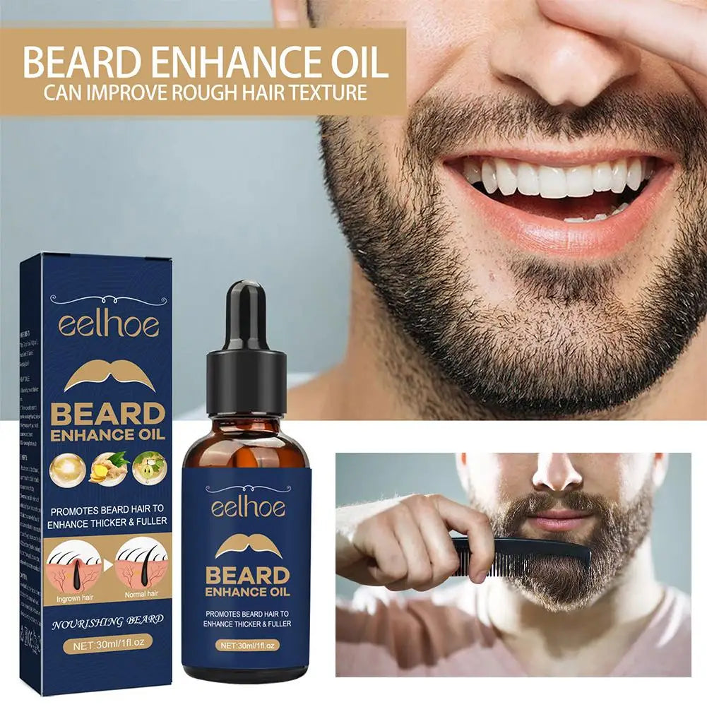Beard Care Oil 30ml – Thickening & Strengthening Beard Serum for Men Peaceful Pleasures Health and Wellness