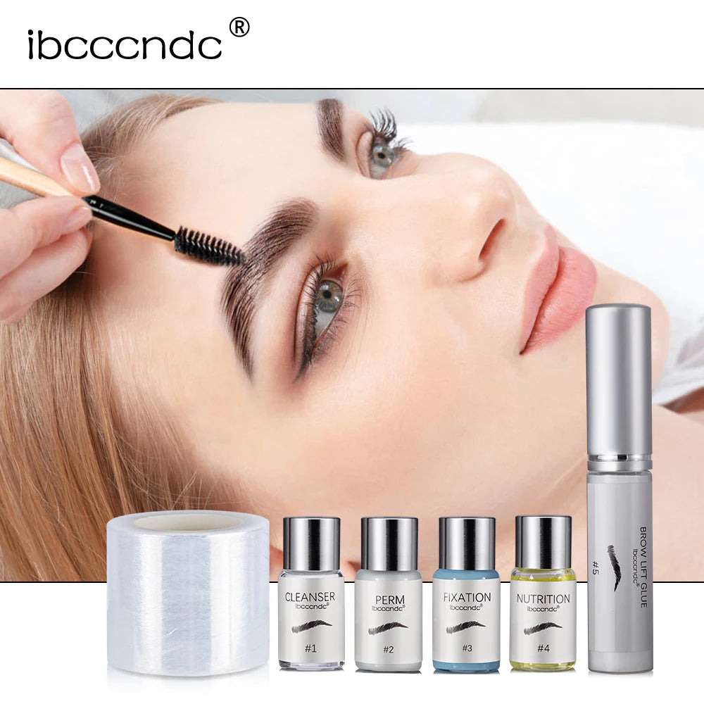 Dropshipping Semi Permanent Brow Lamination Kit Eyebrow Lifting Perming Lotion Brow Lift Perm Set With Brush Tools Beauty Salon Peaceful Pleasures Health and Wellness