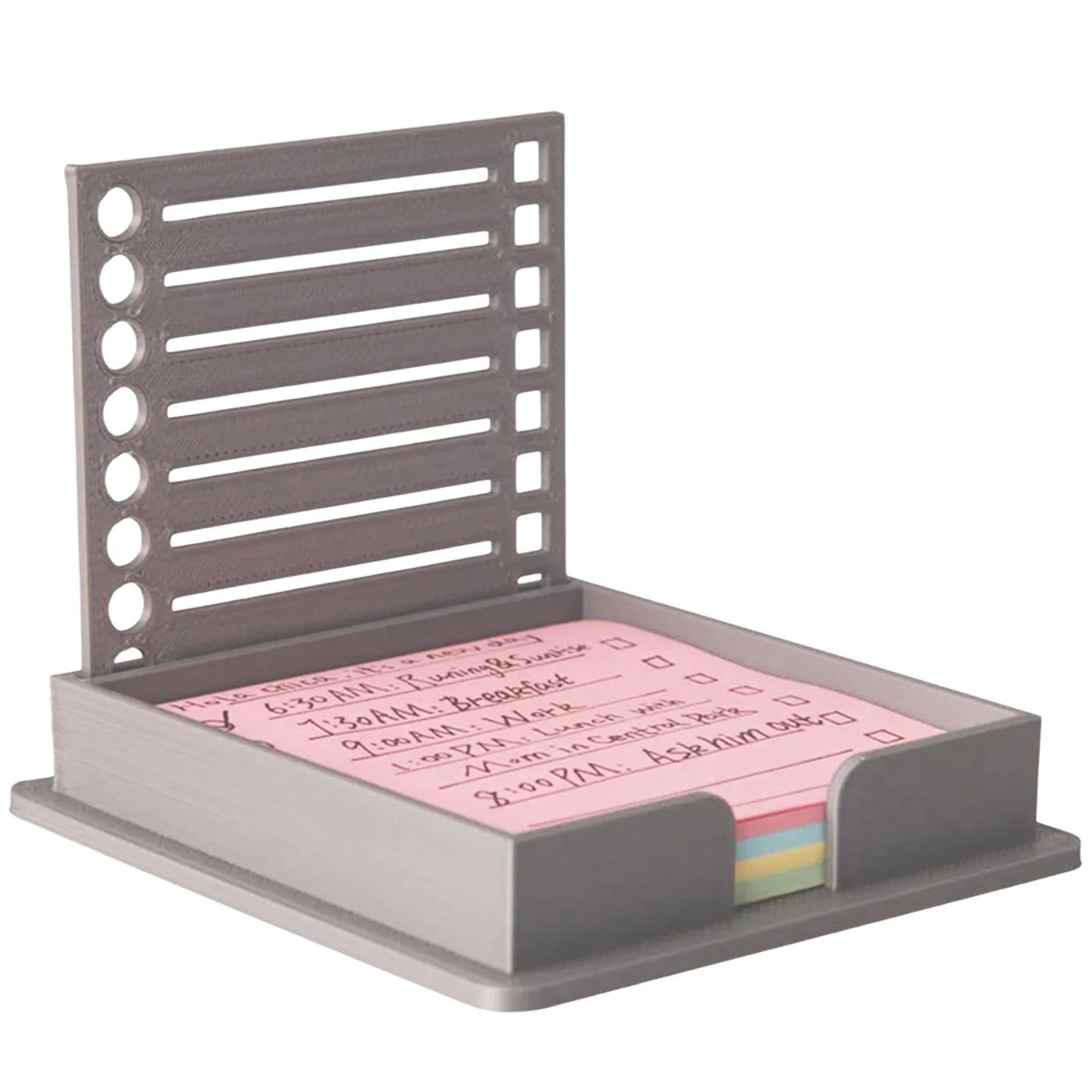 Stick Note Organizer Template Convenient Dock Design Easy to Store Template for Office & School Supplies Peaceful Pleasures Health and Wellness