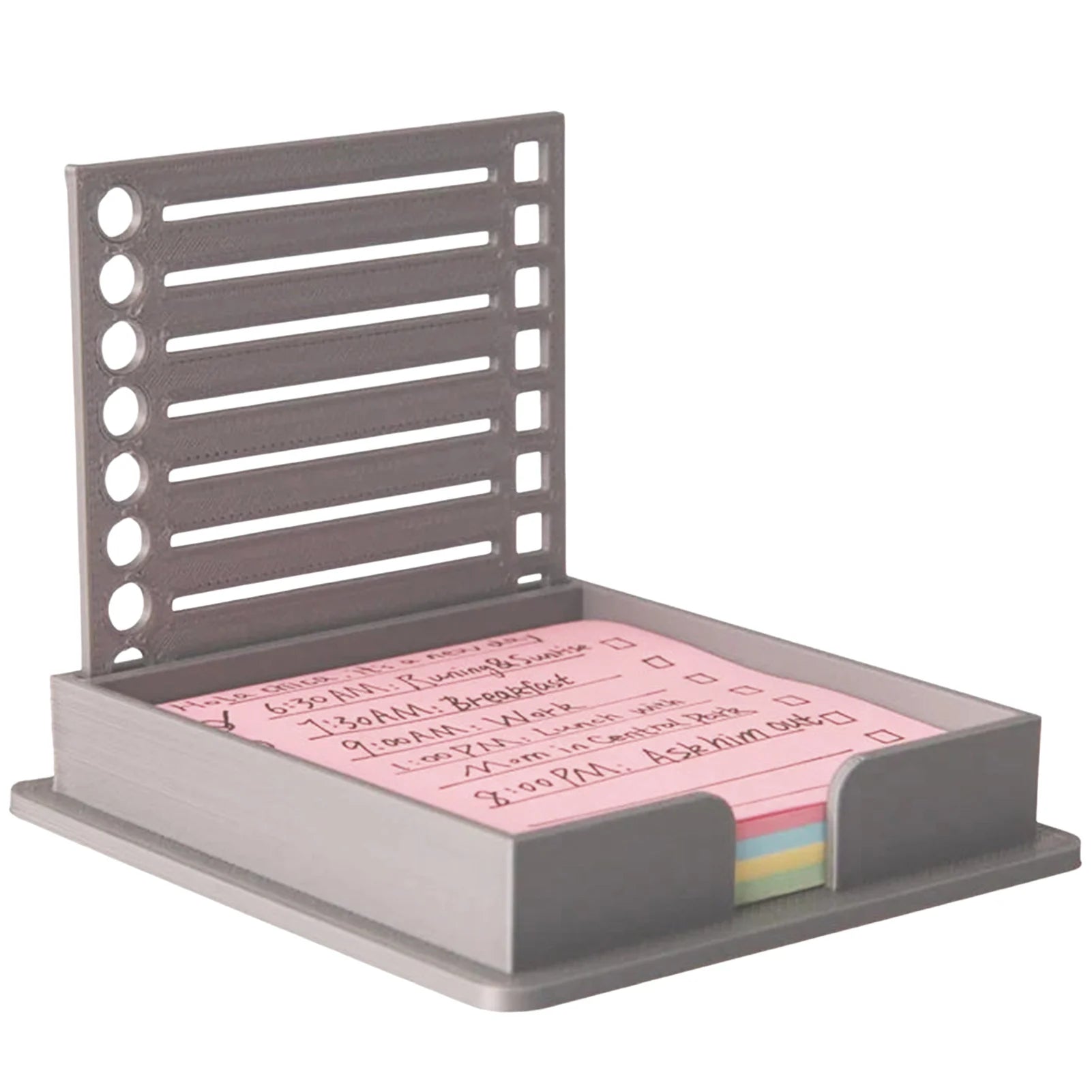 Stick Note Organizer Template Convenient Dock Design Easy to Store Template for Office & School Supplies Peaceful Pleasures Health and Wellness