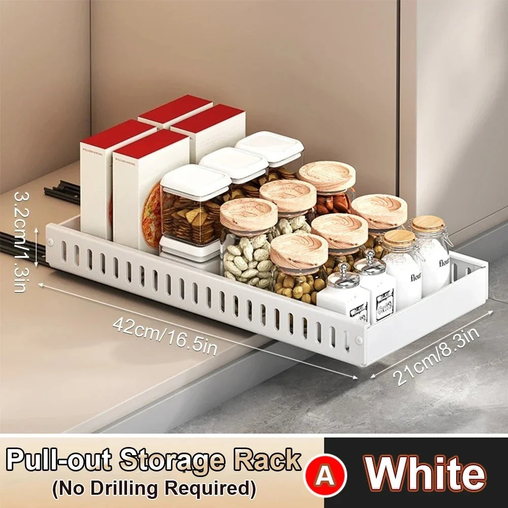 Pull-Out Pots & Pans Organizer | Sliding Cabinet Rack
