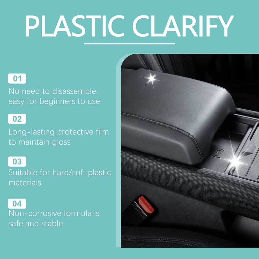 Car Care Supplies Clarify For Cars Detailer For Car Interiors Exteriors With Hygienic Protection Surfaces Water-Less Spray Wax Peaceful Pleasures Health and Wellness