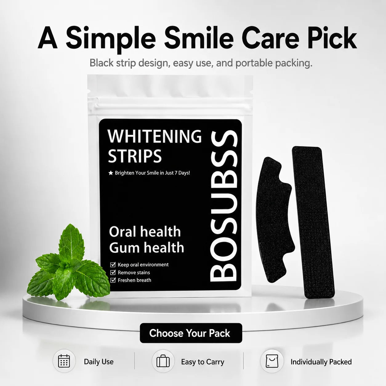 Teeth Brightening Strips 5 Pairs – Daily Smile Care