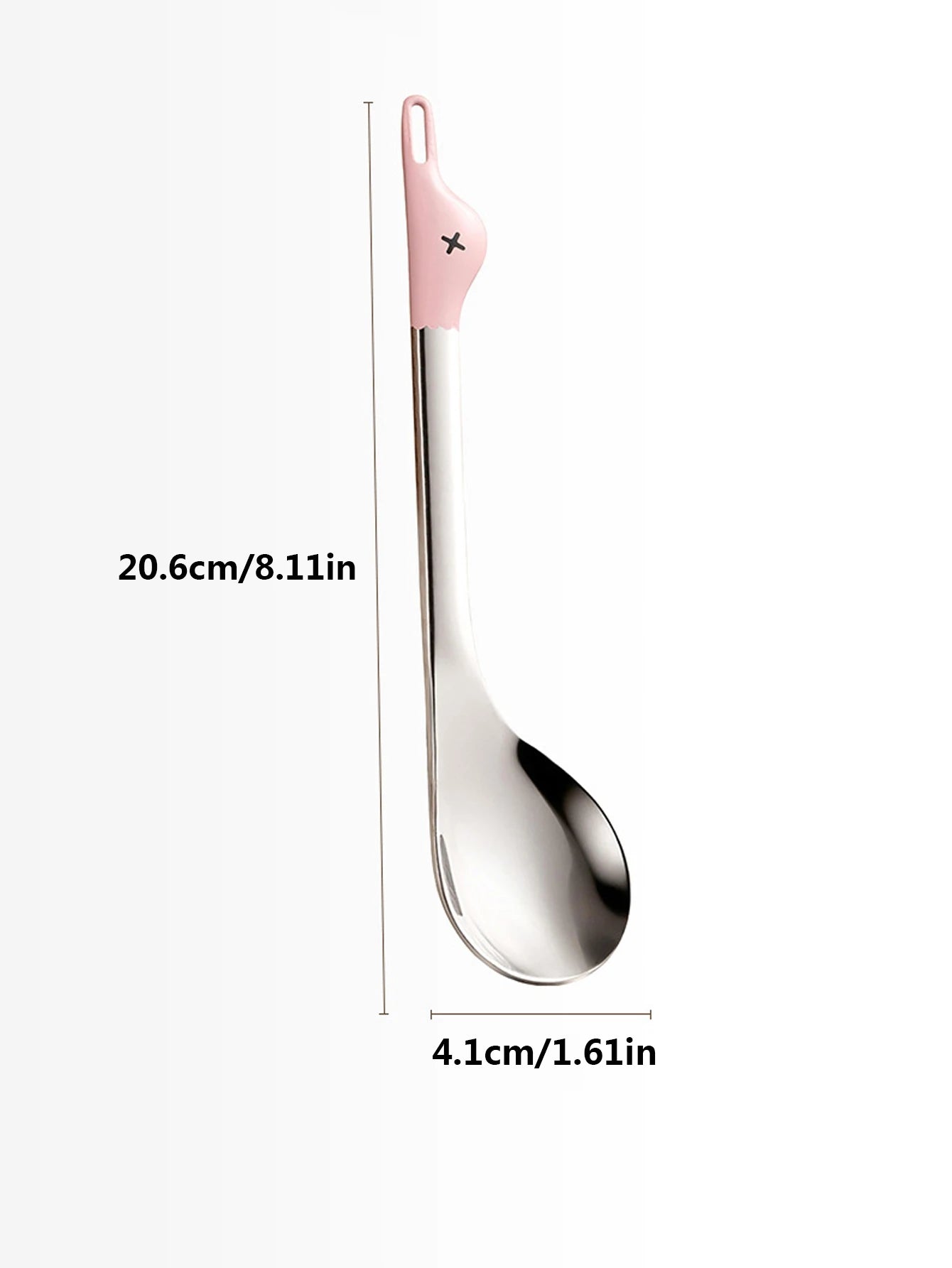 1Pcs Cartoon Stainless Steel Dual-purpose Watermelon Spoon Duck Shape Seed Remover Dessert Spoon Grip Grade Coffee Spoon Peaceful Pleasures Health and Wellness