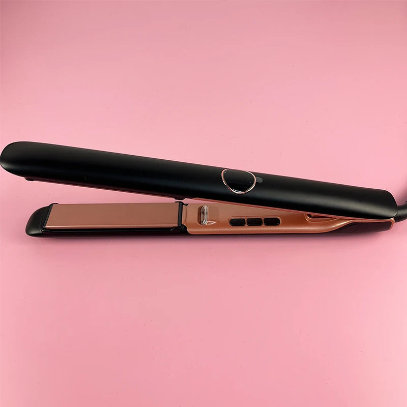Professional Flat Iron Negative Ion Ceramic Hair Straightener Electric Fast Heat-Up Salon Styling Straightener Iron Peaceful Pleasures Health and Wellness