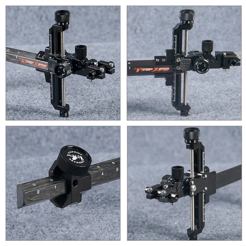 TP8810 Archery Compound Bow Sight Fiber Bracket Fast Adjustable Left