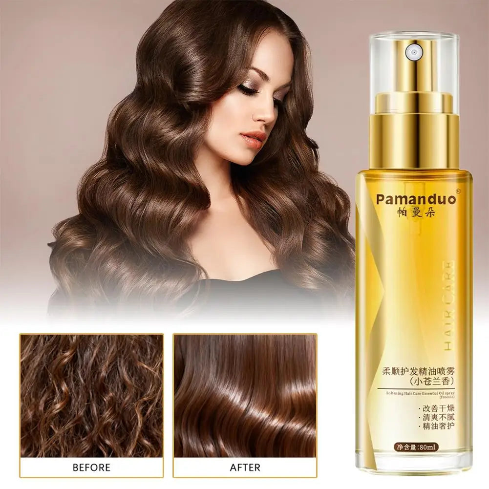 BIOAOUA Fragrance Hair Serum Spray – Nourishing & Smoothing 80ml