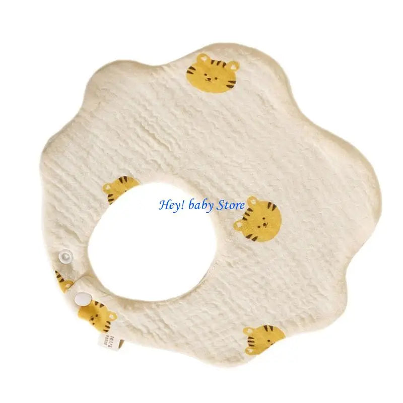Soft Cotton Baby Bibs – Breathable & Absorbent Infant Drool Bib