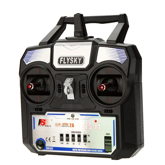 Flysky FS-i4 2.4GHz 4CH RC Transmitter + FS-A6 Receiver RC Radio Transmitter Peaceful Pleasures Health and Wellness FS-i4