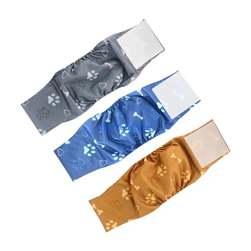 Washable Reusable Pet Diapers for Puppies & Kittens