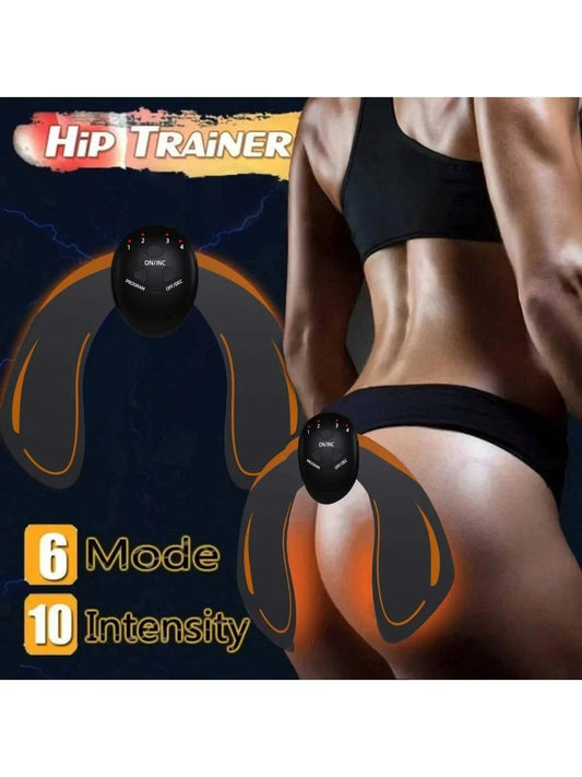 Hip & Waist EMS Toning Fitness Belt with Vibration Massage for Home Workout & Muscle Relaxation Peaceful Pleasures Health and Wellness