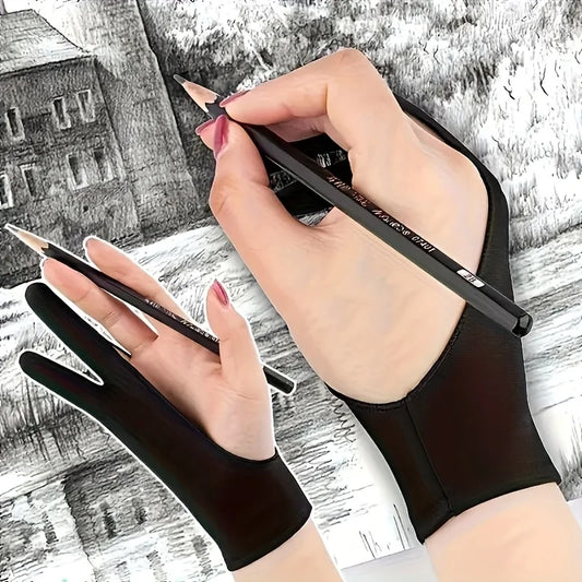 Artist Painting Gloves Universal Left Right Hands Two Fingers Smooth Peaceful Pleasures Health and Wellness