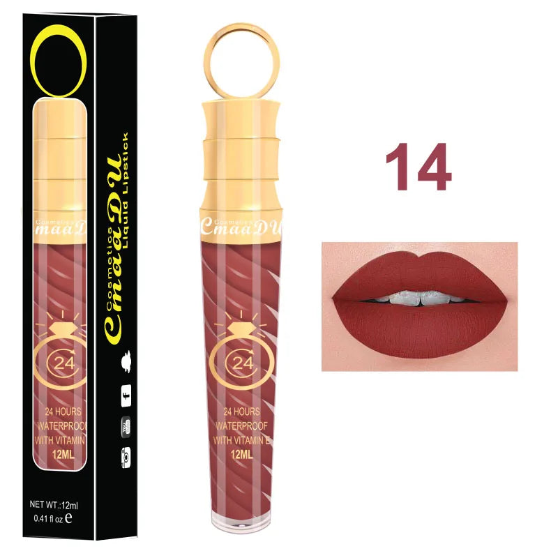 Cmaadu Matte Lip Gloss – Waterproof Long-Lasting Non-Stick