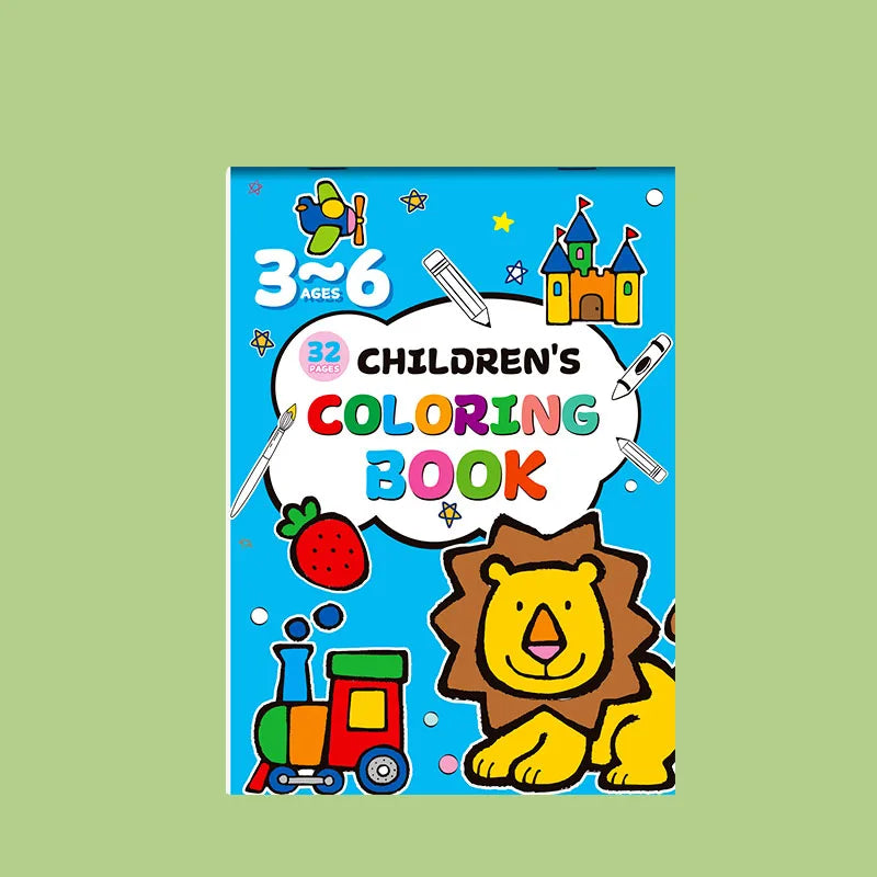 32 Pages Painting Graffiti Coloring Book Learn Art Enlightenment