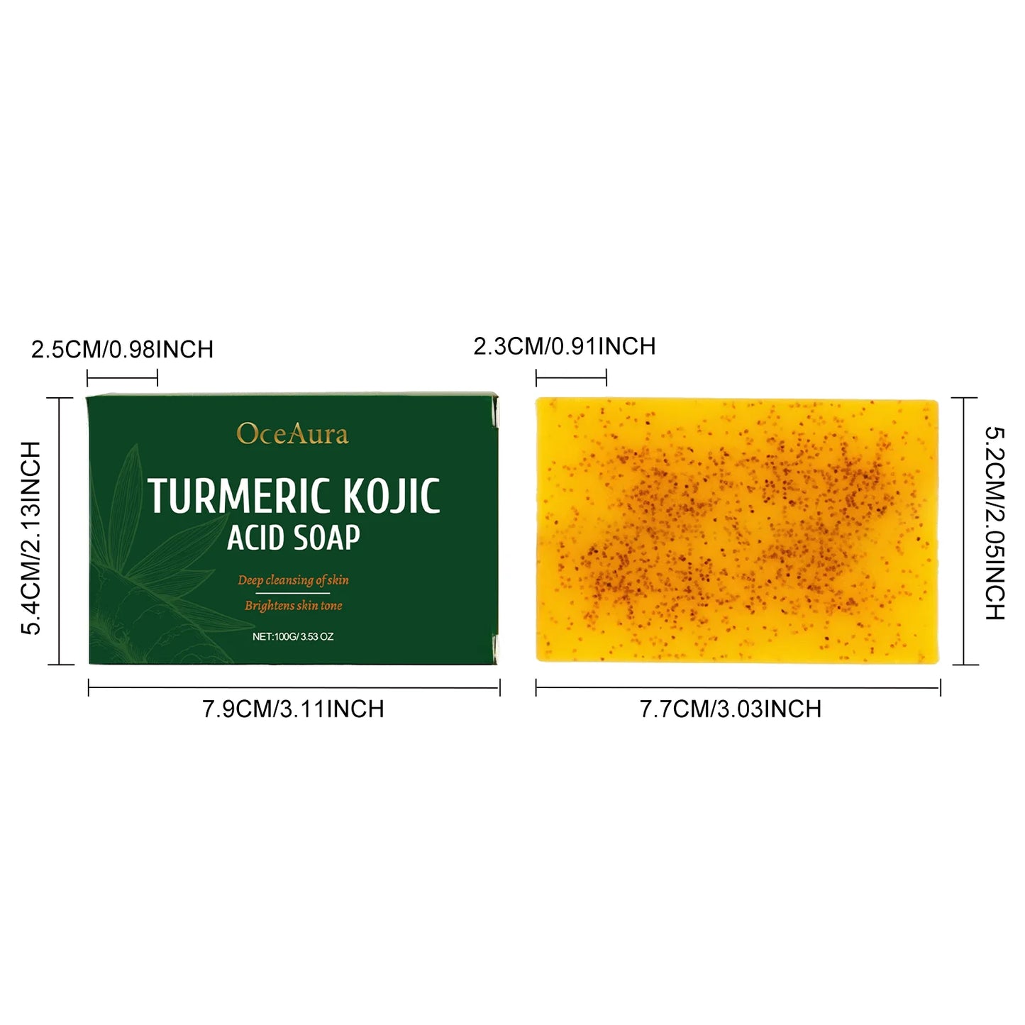 Turmeric Kojic Acid Soap – Brightening Dark Spot Remover 100g