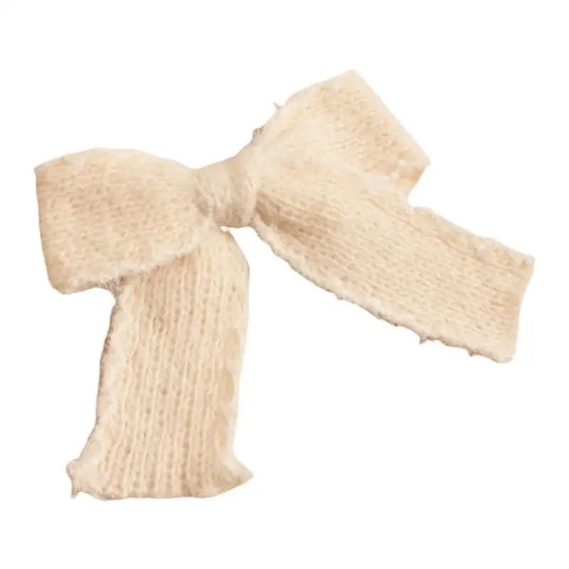 Knitted Bowknot Baby Hair Clip – Cute, Secure & Soft | 0–3 Yrs