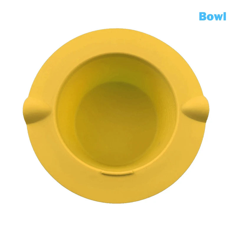 Silicone Hair Removal Wax Bowls for Easy Waxing Peaceful Pleasures Health and Wellness Bowl Yellow