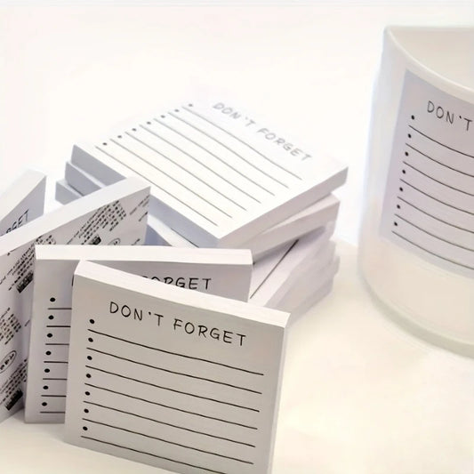 80-Sheet Self-Adhesive Sticky Notes – Memo Pads Home & Office Sticky Memo Pads Peaceful Pleasures Health and Wellness