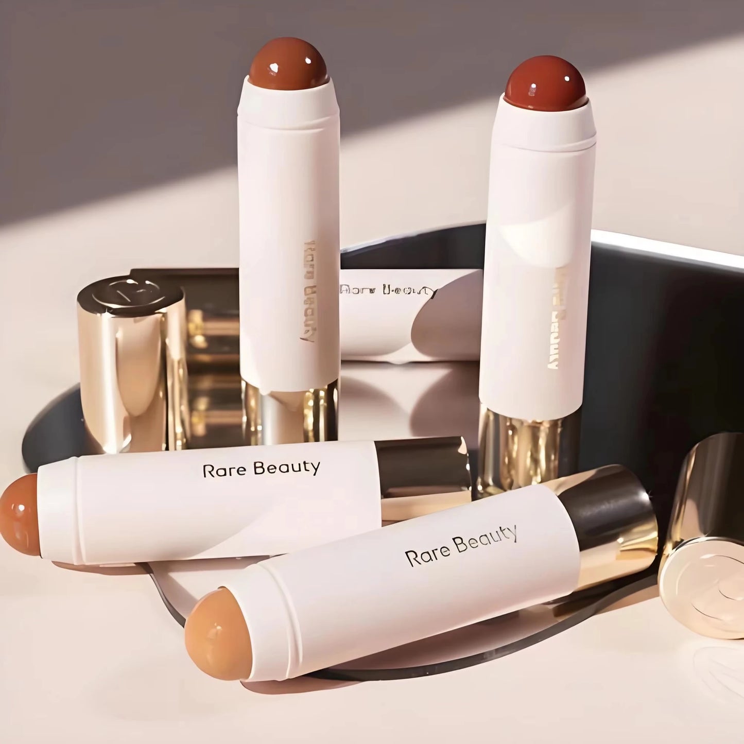 Rare Beauty Bronze Contour Stick & Plumping Lip Gloss Set